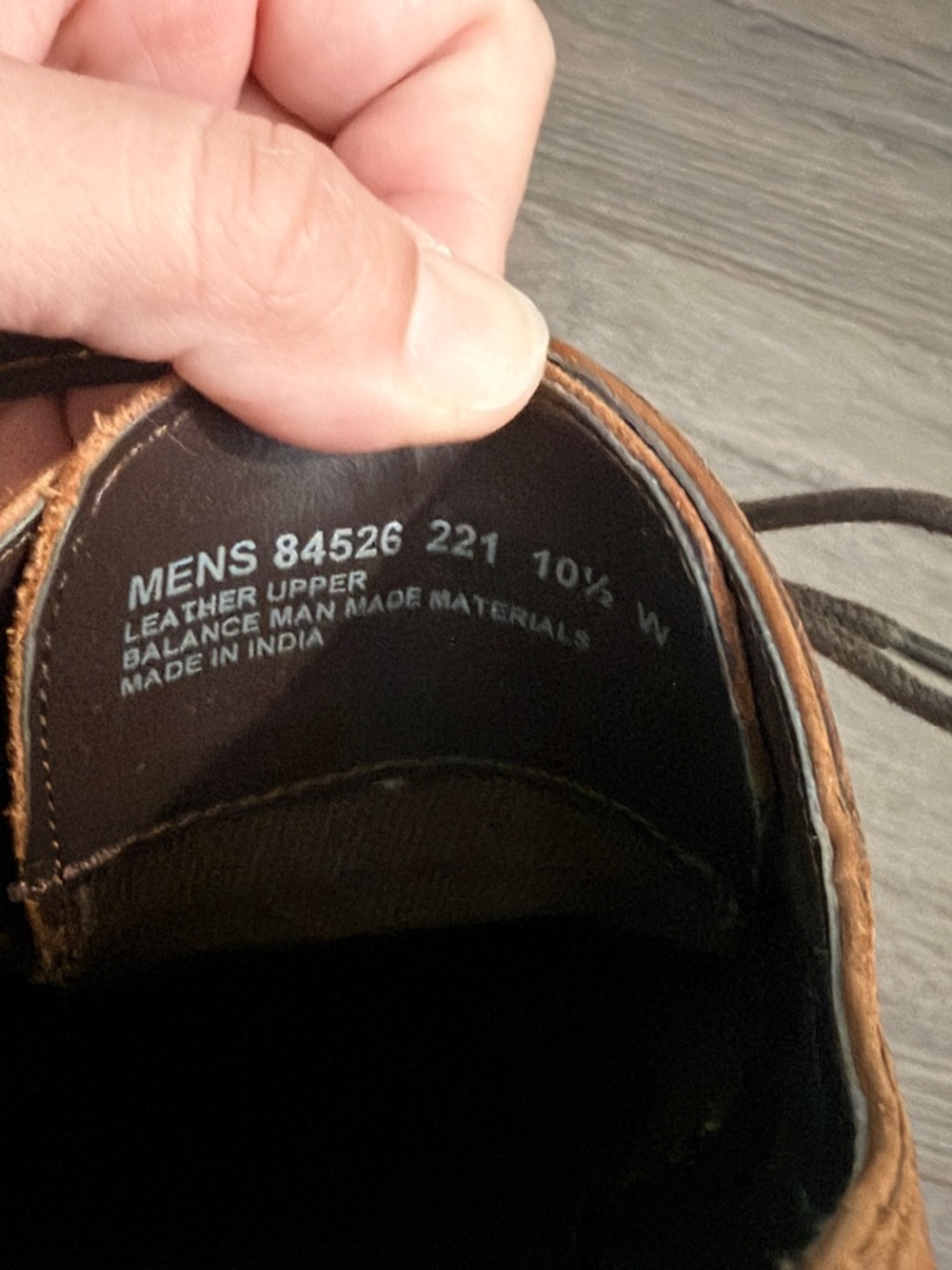 Nunn Bush Men's Brown Leather Wingtip Oxfords - Size 10.5 W - Picture 7 of 8